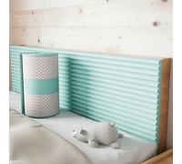 Acolchado de pared anticolisión, paneles de pared tapizados 3D, protectores de esquina autoadhesivos, cojín de pared acolchado de espuma para niños con autismo