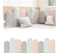 Acolchado de pared autoadhesivo para protección de cabecero, paneles gruesos anticolisión para seguridad en el dormitorio