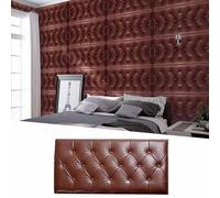 Acolchado de pared para autismo, anticolisión, paneles de despegar y pegar, paneles tapizados montados en la pared, paneles de cabecero autoadhesivos, cojín acolchado