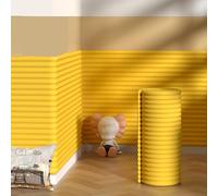 Acolchado de pared para niños con autismo, paneles de pared acolchados de 60 cm de ancho, autoadhesivos, paneles de cabecera autoadhesivos, acolchado anticolisión, paneles de pared tapizados (amaril