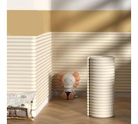 Acolchado de pared para niños con autismo, paneles de pared acolchados de 60 cm de ancho, autoadhesivos, paneles de cabecera autoadhesivos, acolchado anticolisión, paneles de pared tapizados (blanco