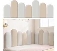 Acolchado de pared suave para niños, protectores de esquina autoadhesivos y paneles para una protección segura de guardería, sala de juegos y dormitorio
