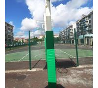 Acolchado de poste de 7 pies de largo, protector de poste de repuesto para 3 x 3/4 x 4/5 x 5/6 x 6/8 x 8, acolchado de columna de PVC verde con espuma de 1 pulgada de grosor, protector de portería de