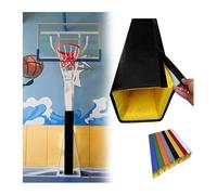 Acolchado para bastón de baloncesto, almohadillas de aro resistentes a los rayos UV, protector autoadhesivo resistente a la intemperie, acolchado de seguridad resistente para postes redondos y