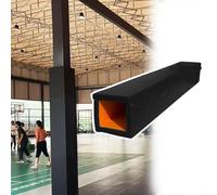 Acolchado para bastón de baloncesto, cojín de espuma para protección de seguridad de aro al aire libre, amortiguación de garaje, duradero, fácil de instalar, ideal para una mayor resistencia al