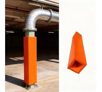 Acolchado para postes de bastidor de cama, almohadillas cuadradas de espuma, alfombrilla de cubierta para postes de cemento/acero/hormigón, alfombrilla de protección de seguridad resistente a los