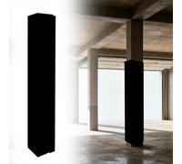 Acolchado para postes de garaje, 150 cm de alto, resistente a la intemperie, acolchado de aro de baloncesto, protector de columna cuadrada para parques infantiles, campos deportivos, gimnasios