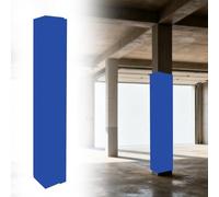 Acolchado para postes de garaje, 150 cm de alto, resistente a la intemperie, acolchado de aro de baloncesto, protector de columna cuadrada para parques infantiles, campos deportivos, gimnasios