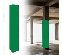 Acolchado para postes de garaje, 150 cm de alto, resistente a la intemperie, acolchado de aro de baloncesto, protector de columna cuadrada para parques infantiles, campos deportivos, gimnasios