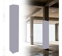 Acolchado para postes de garaje, 150 cm de alto, resistente a la intemperie, acolchado de aro de baloncesto, protector de columna cuadrada para parques infantiles, campos deportivos, gimnasios