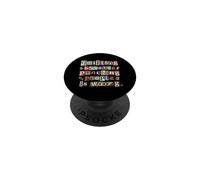 Acolchado Porque Golpear a la Gente es un Error Humorístico PopSockets PopGrip Adhesivo