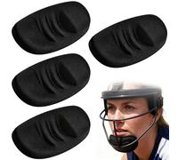 Acolchado Protector Facial De Sóftbol - Secado Rápido, Absorbente, 4 Piezas | Almohadillas De Repuesto para Mentonera,para Equipos, Estudiantes Atletas, Familias Y Compañeros Deportivos