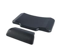 Acolchado trasero para maletero de moto, cómodo soporte para maletero trasero de suave piel sintética gruesa de 3 cm para moto, protector de espalda para moto, cojín de moto, respaldo o baúl de moto