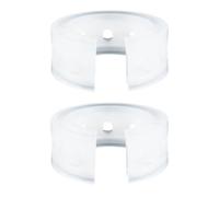 ACOLY 2 Amortiguadores De Goma Para Coche, Universales Y Transparentes (distancia Entre Resortes: 27 Mm, Altura: 50 Mm)
