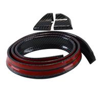 ACOLY Adhesivo De Fibra De Carbono Para Alerón Trasero Fijo, Impermeable, De Goma, Para Coches, Camiones Y SUV (fibra De Carbono)