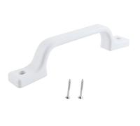 ACOLY Asidero de plástico de 232 mm para puerta de entrada, barra de asistencia blanca para caravana, remolque, autocaravana, yate