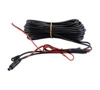 ACOLY Cable de 4 pines para cámara de salpicadero, cable de extensión para cámara de visión trasera, conector macho de 2,5 mm, para espejo retrovisor de coche, camión, caravana, autobús, 15 m