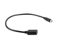 ACOLY Cable mini USB a USB C, adaptador conversor mini 5P macho a tipo C hembra, cable de extensión de carga de datos de 27 cm/10,6 pulgadas