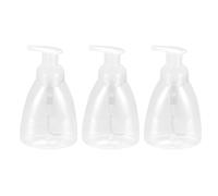 ACOLY Dispensadores de jabón espumoso de plástico rellenables de 3 piezas de 300 ml - Botellas con bomba de espuma para jabón, champú y gel de ducha