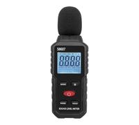 ACOLY Medidor de decibelios, medidor digital de nivel de sonido con pantalla LCD, herramienta de medición de ruido de 30 dB a 130 dB para oficinas, obras de construcción y fábricas.