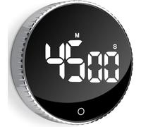 Acomingwin Temporizador Cocina Digitales, Temporizador de Cuenta Atrás Magnético con Gran Pantalla LED para Cocinar, Hacer Ejercicio, Hornear, Estudiar - Batería incluida