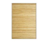 Acomoda Textil - Alfombra de Bambú Natural Ecológica para Interior y Exterior. Alfombra Resistente, Antideslizante y Cómoda para Dormitorio, Salón y Jardín. (Natural, 80x150 cm)