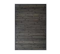 Acomoda Textil - Alfombra de Bambú Natural Ecológica para Interior y Exterior. Alfombra Resistente, Antideslizante y Cómoda para Dormitorio, Salón y Jardín. (Gris Oscuro, 80x150 cm)