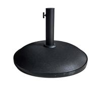 Acomoda Textil - Base de Sombrilla Ajustable, Estable y Resistente para Terraza, Jardín y Patio. Pie de Sombrilla con Adaptador Manejable para Parasol. (Cemento Negro, 25kg)