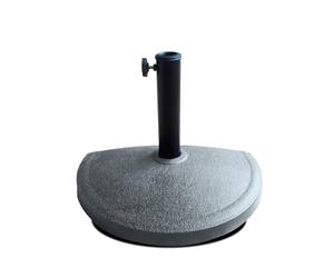 Acomoda Textil - Base de Sombrilla Ajustable, Estable y Resistente para Terraza, Jardín y Patio. Pie de Sombrilla con Adaptador Manejable para Parasol. (Media Luna, 10kg)