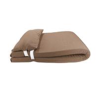 Acomoda Textil - Colchón Tumbona con Cojín 180x60x6 cm. Desenfundable, Elegante y Cómodo. Ideal para Jardín Piscina, Playa, Balcón y Terraza. (Arena, 1)