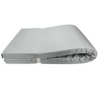 Acomoda Textil - Colchón Tumbona Impermeable. Cojín 180x60x6 cm, Desenfundable, Cómodo y Elegante. Ideal para Jardín, Playa, Piscina, Balcón y Terraza. (Gris Claro, 1)