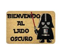 Acomoda Textil - Felpudo Coco Natural Ecológico Animado Dibujos y Frases. Felpudo Resistente y Antideslizante, Ideal para Interior y Exterior en Puertas de Hogar, Jardín y Oficina. (Star Wars)