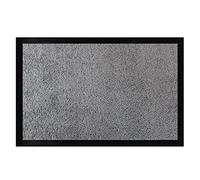 Acomoda Textil - Felpudo de Entrada Absorbente Rectangular para Interior y Exterior. Felpudo Antileslizante para Hogar y Oficina de Fácil Limpieza. (Gris Claro, 60x180 cm)