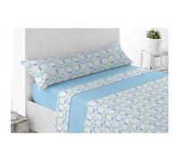 Acomoda Textil - Juego de Sábanas Térmicas de Pirineo. Sábanas de Invierno Tejido Polar para Cama Individual y Matrimonio, 3 Piezas Ropa de Cama Ajustable, Cálida y Suave (Acari Azul, 150 cm)