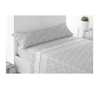 Acomoda Textil - Juego de Sábanas Térmicas de Pirineo. Sábanas de Invierno Tejido Polar para Cama Individual y Matrimonio, 3 Piezas Ropa de Cama Ajustable, Suave y Cálida. (Seron Gris, Cama 150 cm)