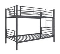 Acomoda Textil - Litera Metálica con Colchon Viscoelásticos de 90 cm. Conjunto Completo de Descanso Seguro, Funcional y Moderno para Dormitorio Juvenil o Habitación (Litera + Colchon 90 cm)