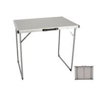 Acomoda Textil - Mesa Camping Plegable de Aluminio para Jardín, Picnic y Acampada. Bandeja Auxiliar Multifunción, Portátil y Ligera de para Hogar y Viaje. (79x60x70 cm, ALU)