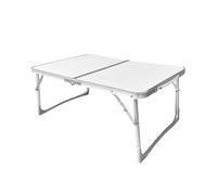 Acomoda Textil - Mesa Camping Plegable de Aluminio para Jardín, Picnic y Acampada. Bandeja Auxiliar Multifunción, Portátil y Ligera de para Hogar y Viaje. (60x40x26 cm, Plegable)