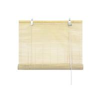 Acomoda Textil - Persiana Enrollable de Bambú Natural para Puertas y Ventanas Decorativo. Estor Ajustable de Ocultación para Interior y Exterior Protector de Fácil Instalación. (120x200 cm)