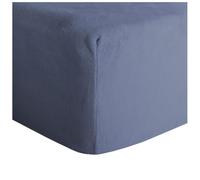 Acomoda Textil - Sábana Bajera de Coralina Ajustable y Elástica para Cama. Bajera Térmica Tacto Suave de Invierno Cálida, Resistente, Transpirable, Decorativa y Fija. (Marino, Cama 135x190/200)