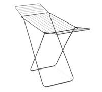 Acomoda Textil - Tendedero Plegable de Metal 167x55x87 cm con Gran Superficie de Tendido 20 Metros. Soporte para Ropa Compacto, Extensible, Resistente para Interior y Exterior de Balcón y Jardín.