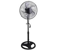 Acomoda Textil - Ventilador de Pie 45W Con 3 Velocidades Y Altura Regulable, Diseño Moderno y Estable con Base Redonda, Flujo de Aire Potente para Hogar, Salón, Dormitorio U Oficina