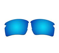 aCompatible lentes de repuesto para Oakley Flak 2.0 XL gafas de sol oo9188 (no fit Flak 2.0), azul, (Ice Blue - Polarized)