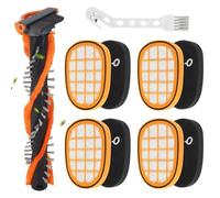 ACOMTUO 4 Filtros para Aspiradora Inalámbrica Philips SpeedPro Max, FC5005/01 Filtros de Repuesto Accesorios para Philips FC6812、FC6827,1 Cepillo para Philips Speedpro Max,1 Cepillo de Limpieza