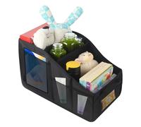 ACOMTUO Organizador Maletero Coche, Organizador Asiento Coche, 46x27x25cm Organizador Asiento Coches Niños con Asas Divisorias, Organizador de Coches per Riporre Giocattoli e Libri (L)