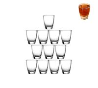ACONDE 12-piezas Vasitos de Chupitos Vidrio: 35ml Transparente Vasos De Chupito Apto para Lavavajillas - Vodka Whisky Tequila Espresso Licor