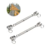 ACONDE Aceros Inoxidables Tensores de Vela: M8 304 Tensor de Antena de Acero Inoxidable para Tensar Lonas Toldos o Cuerdas - Fácil de Instalar para uso Interior o Exterior