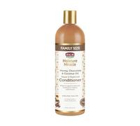 Acondicionador African Pride Moisture Miracle para miel, chocolate y aceite de coco, repara y rellena la humedad para los devanados y rizos naturales, nutre y regenera, sin sulfatos, no destiñe, 473