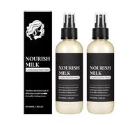 Acondicionador capilar Nourish Milk, spray sin enjuague para suavizar, hidratar intensamente, reparar el cabello dañado y seco, y potenciar el brillo, apto para todo tipo de cabello