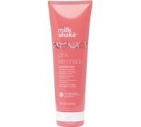 Acondicionador con color milk shake pink lemonade, con proteínas de l